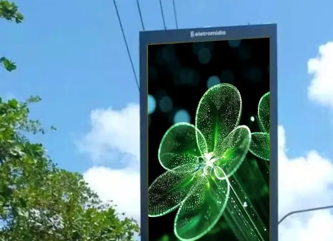 BOE outdoor LED street digital signage screen in Oman — DOOH