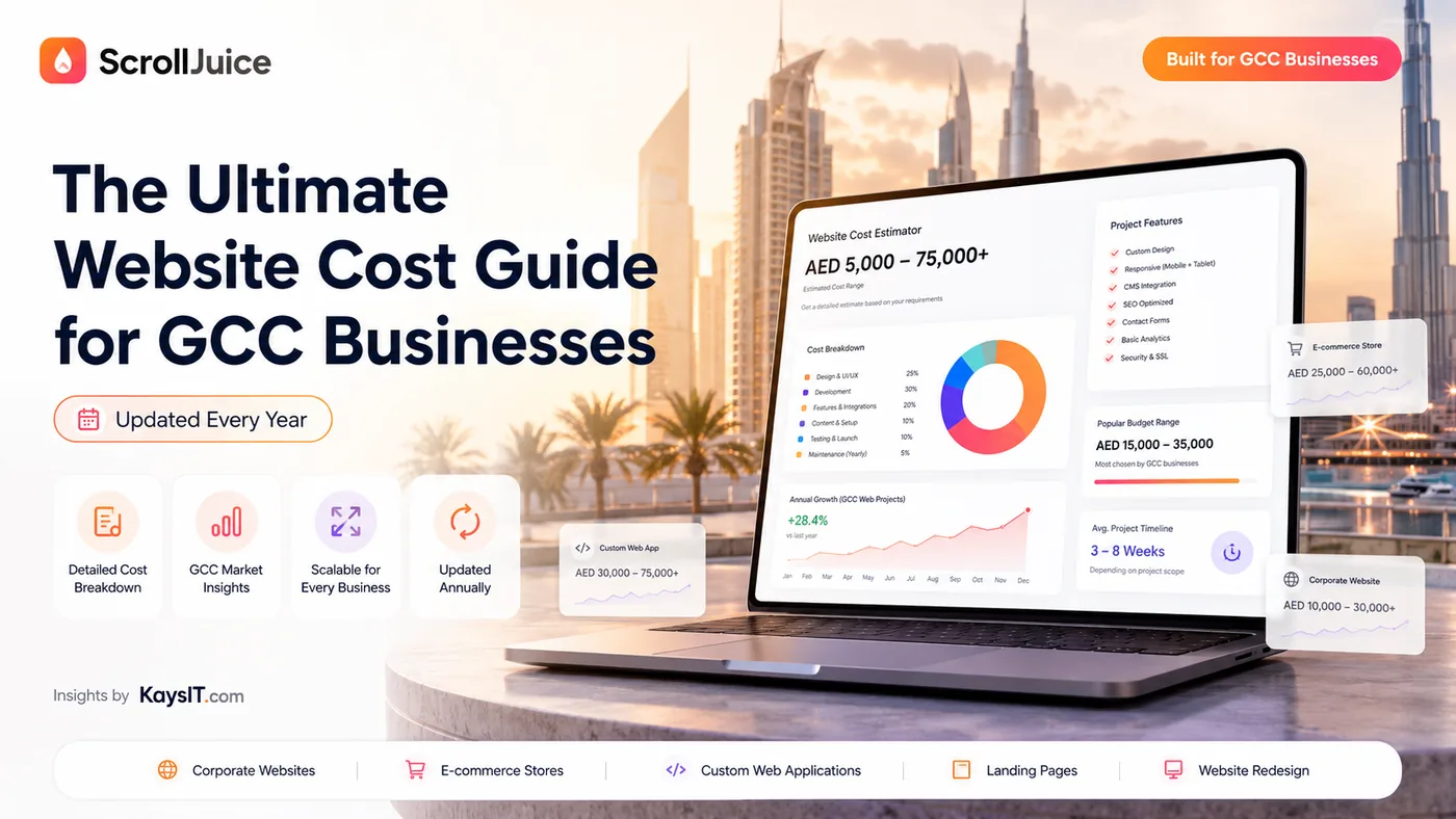 The ultimate website cost guide for GCC businesses — Oman and the Gulf